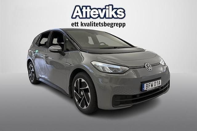 Begagnad 2021 VW ID.3 Pro Halvkombi | 218 000 kr (Superpris) - Bild 1/4