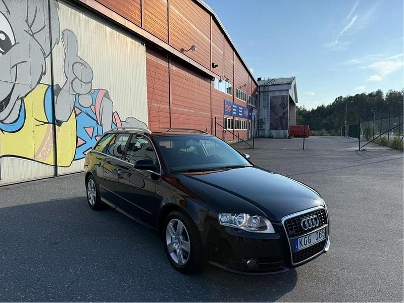 Svart Begagnad 2007 Audi A4 S-Line Kombi | 44 000 kr (Bra pris) - Bild 1/4