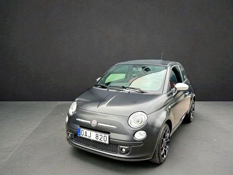 Begagnad Fiat 500 Sport 101 HK (74 kW) 2011 Svart Halvkombi