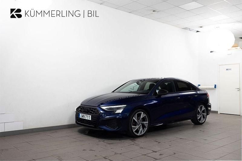 Blå Begagnad 2020 Audi S3 S-Line Sedan | 399 900 kr (Superpris) - Bild 1/4