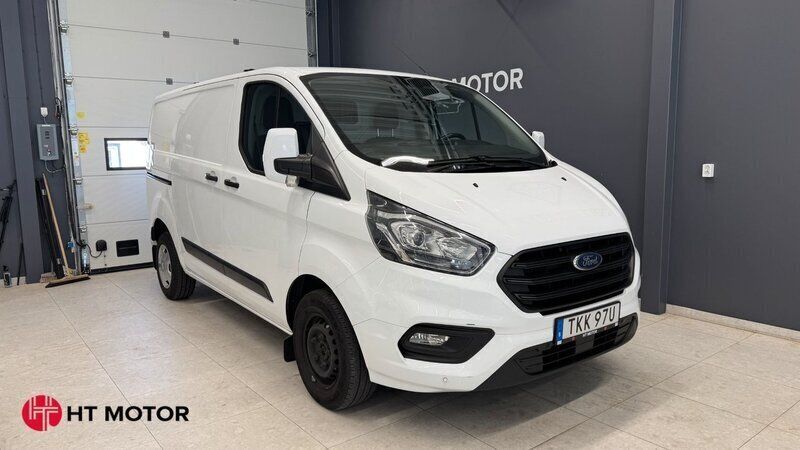 Vit Begagnad 2020 Ford Transit Custom Van | 164 900 kr (Marknadspris) - Bild 1/4