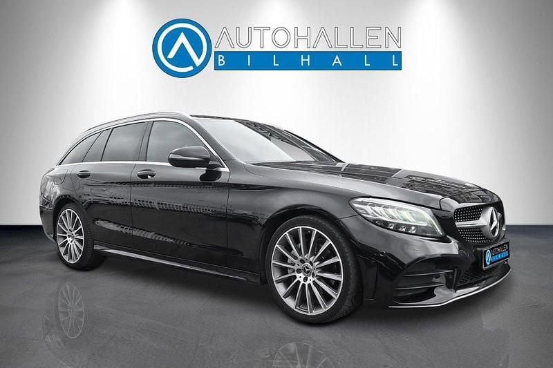Begagnad Mercedes C220 AMG line 195 HK (143 kW) 2019 Svart Kombi