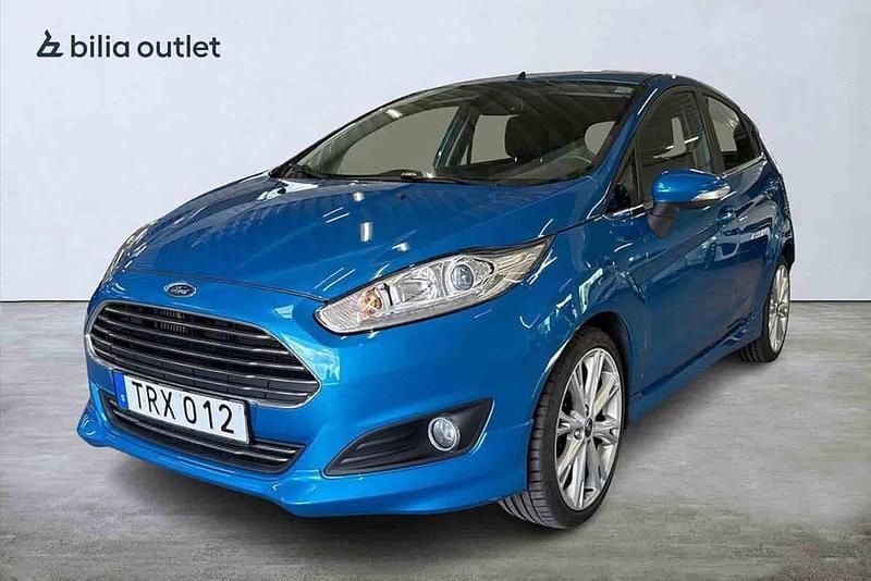 Blå Begagnad 2016 Ford Fiesta Halvkombi | 69 900 kr (Bra pris) - Bild 1/1