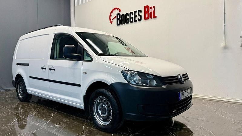 Vit Begagnad 2015 VW Caddy Maxi Minibuss | 69 900 kr (Bra pris) - Bild 1/4