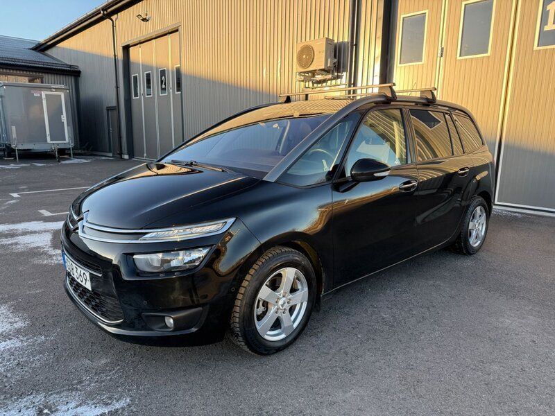 Flerfärgad (svart) Begagnad 2014 Citroën Grand C4 Picasso Minibuss | 75 900 kr (Marknadspris) - Bild 1/4