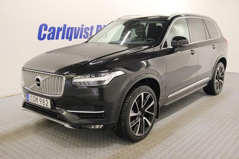 Svart metallic Begagnad 2018 Volvo XC90 Inscription SUV | 349 000 kr (Bra pris) - Bild 1/4