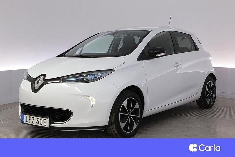Vit Begagnad 2019 Renault Zoe Intens Halvkombi | 129 900 kr (Marknadspris) - Bild 1/4