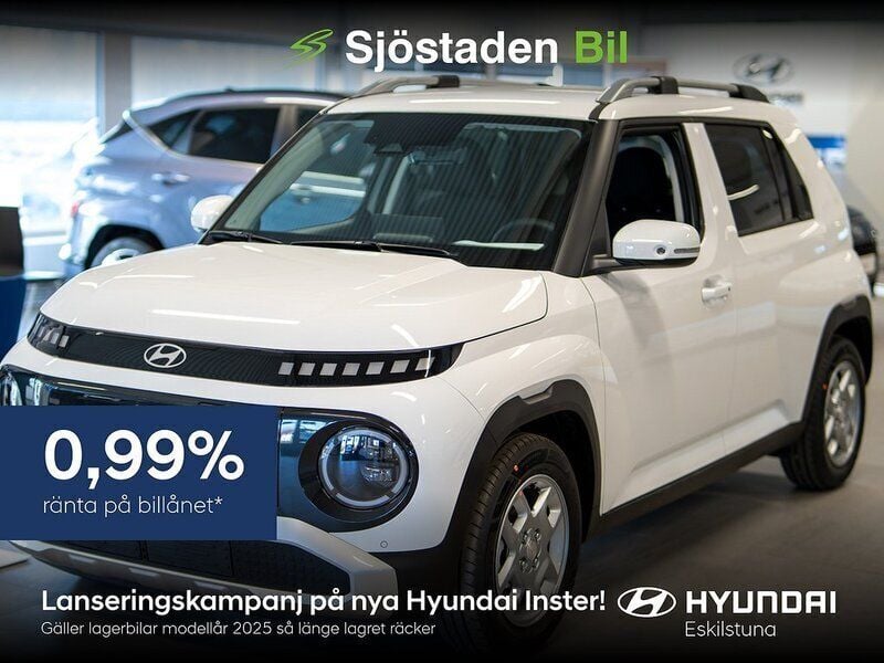 Vit Ny 2024 Hyundai Inster Advanced Halvkombi | 299 900 kr - Bild 1/4
