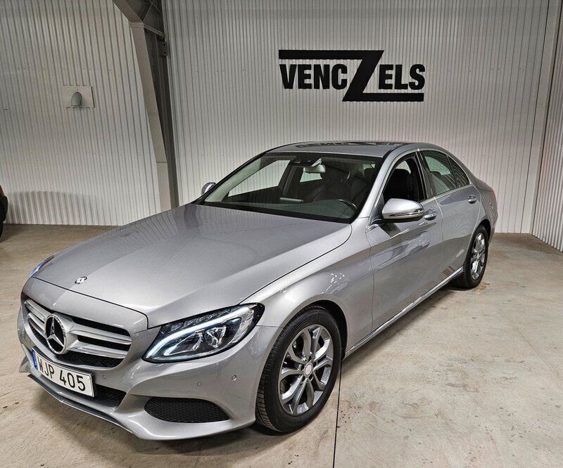 Silver Begagnad 2016 Mercedes C250 Avantgarde Sedan | 169 000 kr (Marknadspris) - Bild 1/4