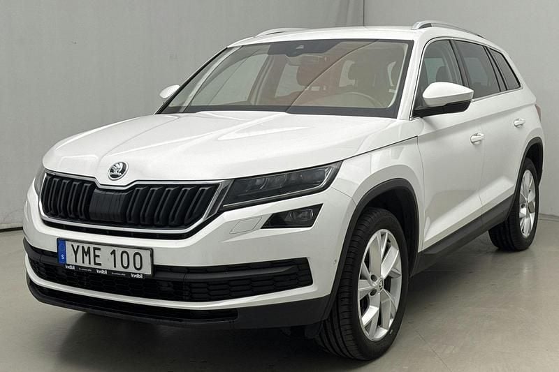 Vit Begagnad 2017 Skoda Kodiaq Business Line SUV | 188 000 kr (Bra pris) - Bild 1/4