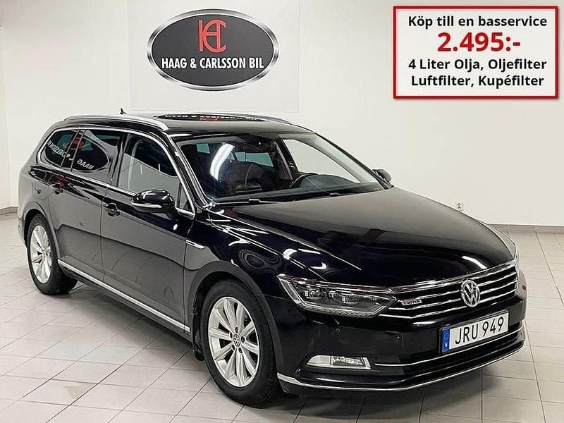 Svart Begagnad 2015 VW Passat GT Kombi | 145 000 kr (Marknadspris) - Bild 1/4