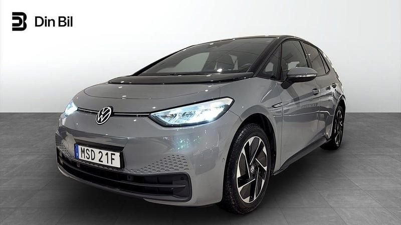 Begagnad VW ID.3 Pro Performance 150 kW (204 HK) 2023 Grå Halvkombi