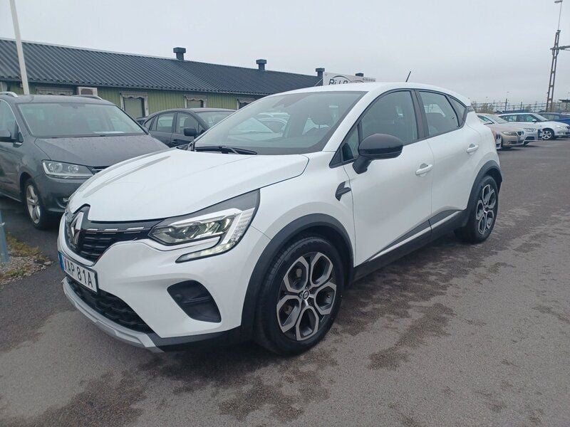 Vit Begagnad 2021 Renault Captur SUV | 139 900 kr (Bra pris) - Bild 1/4