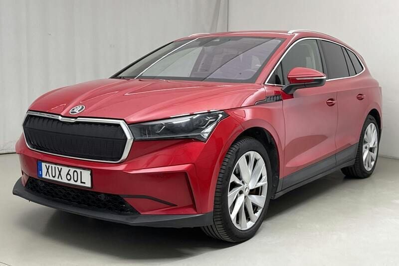 Röd Begagnad 2021 Skoda Enyaq iV SUV | 265 000 kr (Superpris) - Bild 1/4
