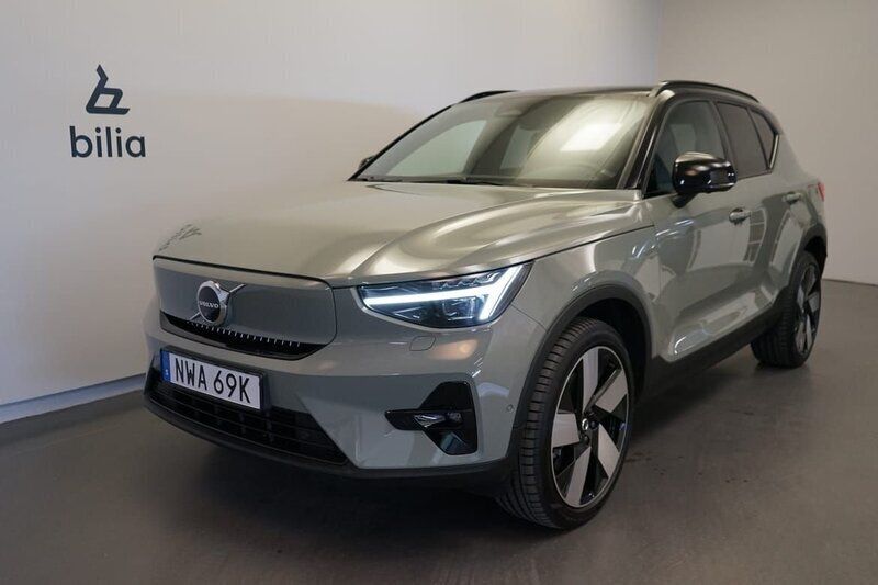 Grön Begagnad 2024 Volvo EX40 Ultra SUV | 539 500 kr (Bra pris) - Bild 1/3