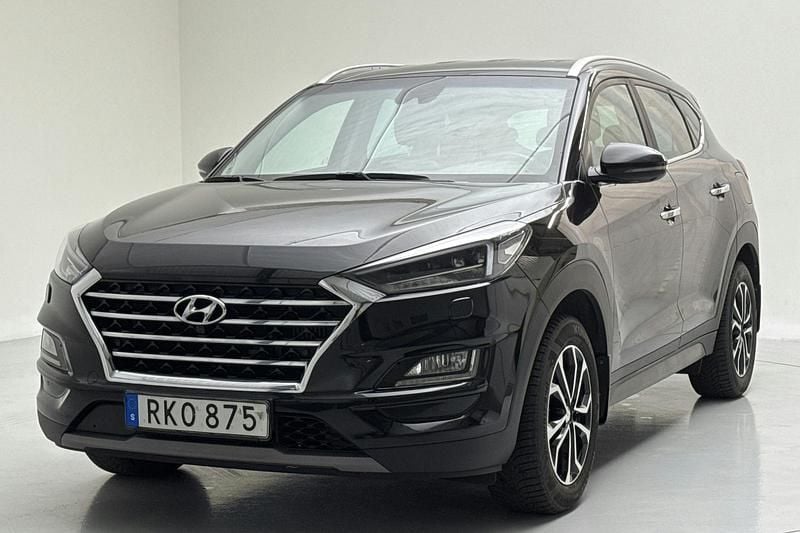 Svart Begagnad 2019 Hyundai Tucson Premium SUV | 178 500 kr (Marknadspris) - Bild 1/4