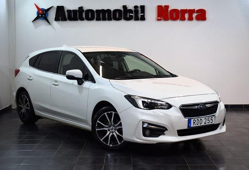 Vit Begagnad 2018 Subaru Impreza Active Halvkombi | 174 900 kr - Bild 1/2
