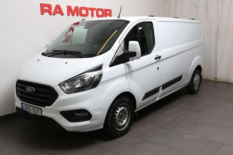 Vit Begagnad 2018 Ford Transit Custom Trend Van | 168 900 kr (Marknadspris) - Bild 1/3