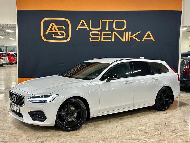 Vit Begagnad 2019 Volvo V90 R-Design Kombi | 289 900 kr (Marknadspris) - Bild 1/4