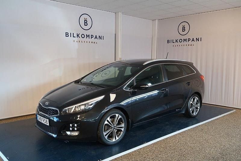 Svart Begagnad 2016 Kia Ceed GT-Line Kombi | 99 800 kr (Bra pris) - Bild 1/4