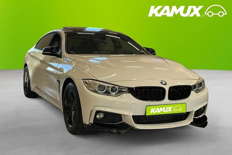Begagnad BMW 420 Shadowline 190 HK (139 kW) 2017 Vit Halvkombi
