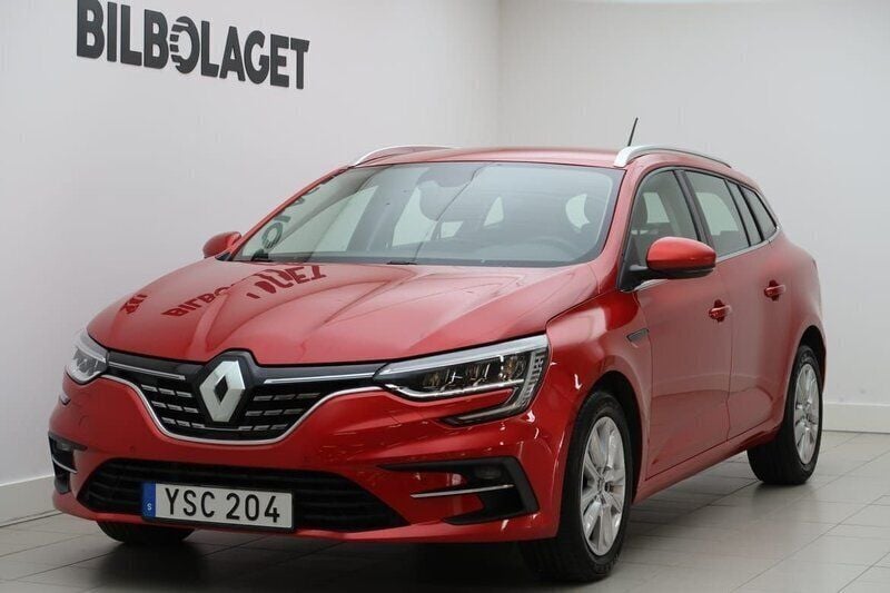 Röd Begagnad 2021 Renault Mégane GrandTour Zen Kombi | 179 800 kr (Bra pris) - Bild 1/4