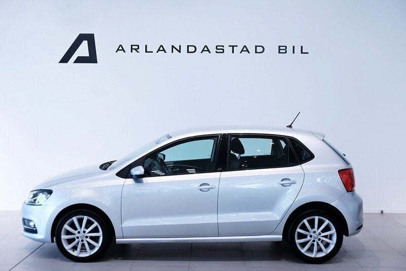 Begagnad VW Polo Edition 90 HK (66 kW) 2017 Silver Halvkombi