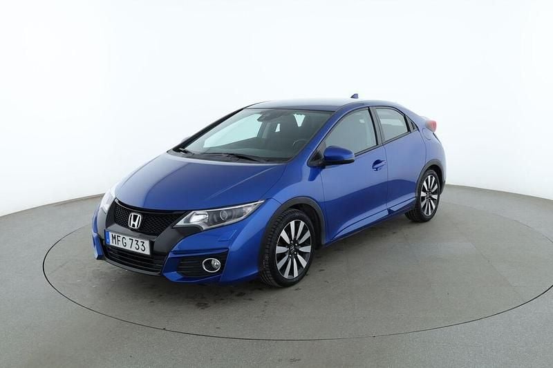 Blå Begagnad 2015 Honda Civic Sport | 159 000 kr - Bild 1/3