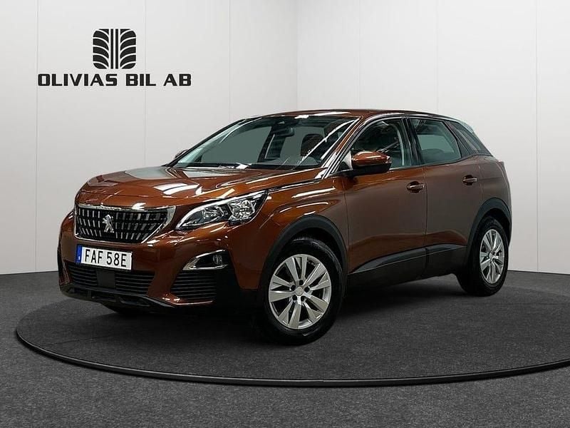 Brun Begagnad 2020 Peugeot 3008 SUV | 194 400 kr (Bra pris) - Bild 1/4