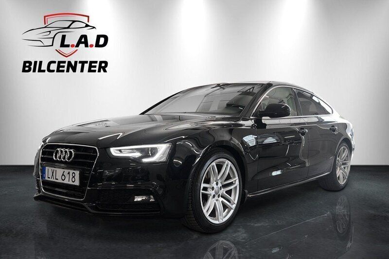 Svart Begagnad 2015 Audi A5 Sportback Sport Halvkombi | 159 000 kr (Lite dyr) - Bild 1/4