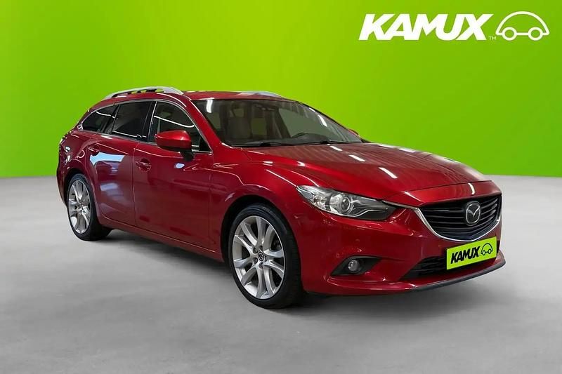 Röd Begagnad 2015 Mazda 6 Kombi | 124 900 kr (Marknadspris) - Bild 1/4