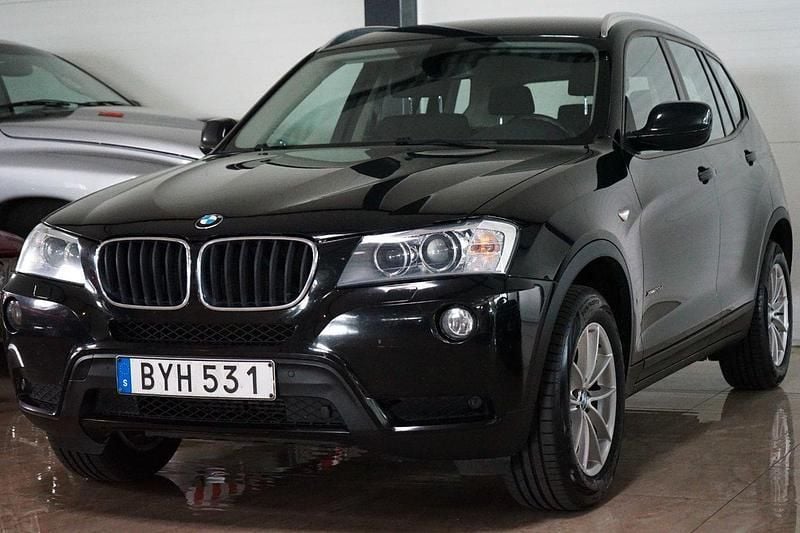 Svart Begagnad 2014 BMW X3 Comfort Edition SUV | 99 500 kr (Superpris) - Bild 1/4
