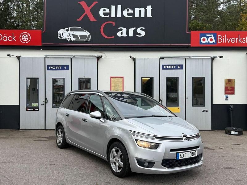 Silver Begagnad 2013 Citroën Grand C4 Picasso Minibuss | 79 700 kr - Bild 1/4
