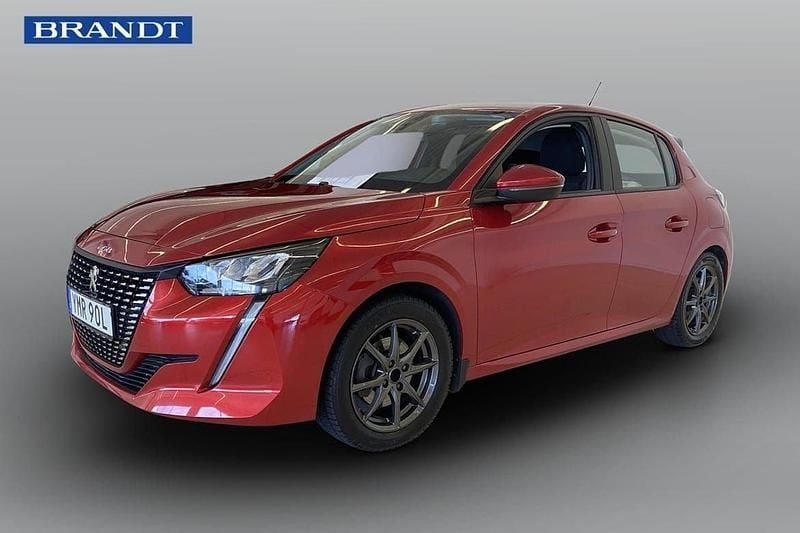Röd Begagnad 2020 Peugeot 208 Halvkombi | 149 000 kr (Marknadspris) - Bild 1/4
