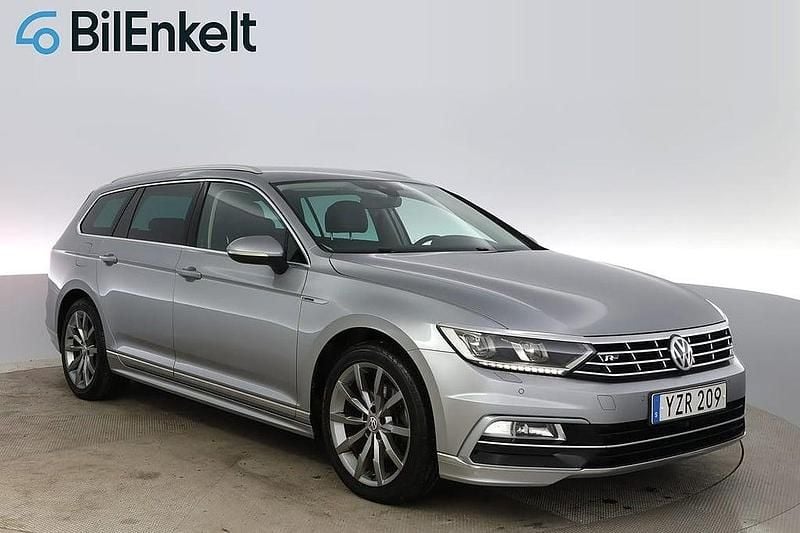 Begagnad VW Passat R-line 192 HK (141 kW) 2017 Silver Kombi
