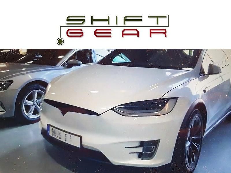 Begagnad Tesla Model X 421 kW (573 HK) 2020 Pearl white multicoat | ultra white premium interiör SUV