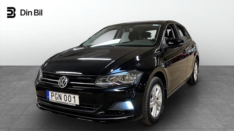 Svart Begagnad 2018 VW Polo Halvkombi | 119 800 kr (Marknadspris) - Bild 1/1