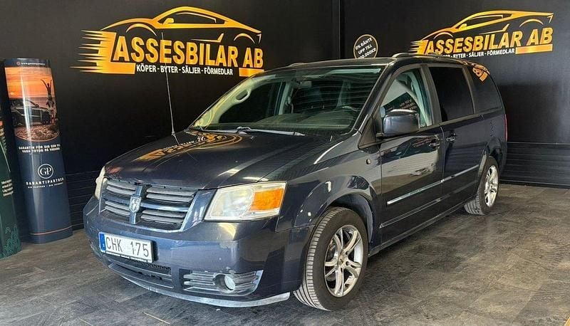 Blå Begagnad 2008 Dodge Grand Caravan Minibuss | 49 900 kr - Bild 1/4