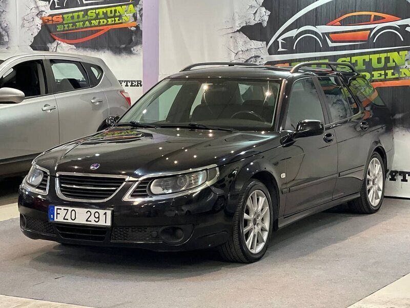 Svart Begagnad 2008 Saab 9-5 Linear Kombi | 54 900 kr (Lite dyr) - Bild 1/4