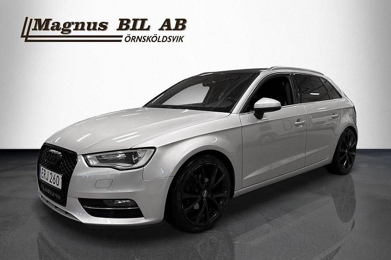 Silver Begagnad 2013 Audi A3 Sportback Ambition Halvkombi | 129 900 kr (Marknadspris) - Bild 1/4