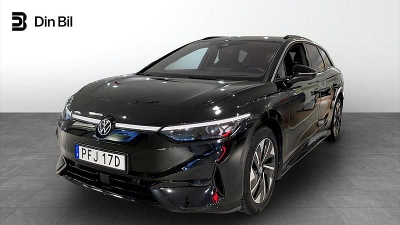 Svart Begagnad 2024 VW ID.7 Pro Performance Kombi | 484 900 kr (Bra pris) - Bild 1/4