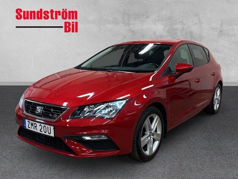 Röd Begagnad 2019 Seat Leon FR Halvkombi | 159 900 kr (Marknadspris) - Bild 1/4
