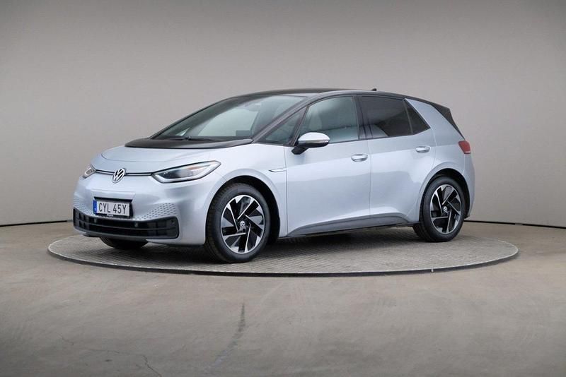 Silver Begagnad 2021 VW ID.3 Business Halvkombi | 239 000 kr - Bild 1/4