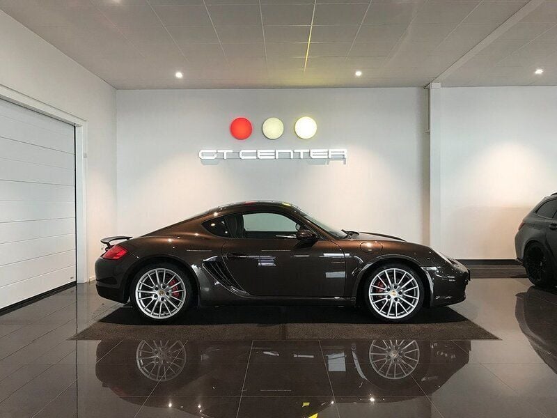 Brun Begagnad 2008 Porsche Cayman S Sport Sportkupé | 399 900 kr - Bild 1/4