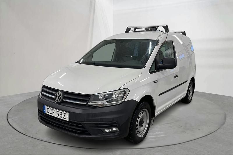 Vit Begagnad 2020 VW Caddy Minibuss | 140 000 kr (Superpris) - Bild 1/4