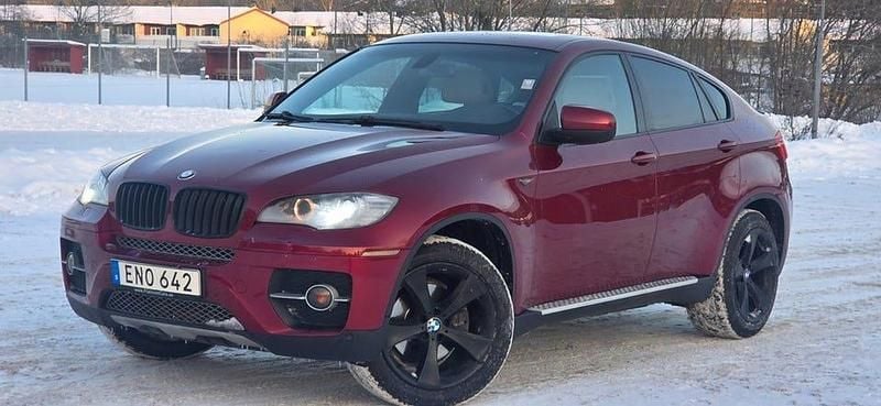 Begagnad BMW X6 235 HK (172 kW) 2009 Röd SUV