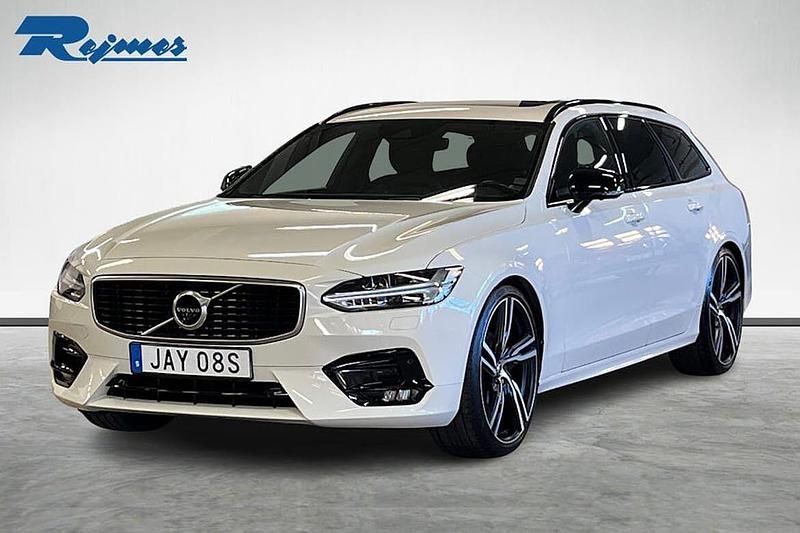 Vit Begagnad 2019 Volvo V90 R-Design Kombi | 259 800 kr (Lite dyr) - Bild 1/4