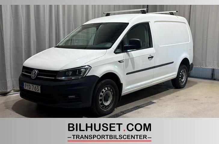 Vit Begagnad 2016 VW Caddy Maxi Minibuss | 149 000 kr (Marknadspris) - Bild 1/4