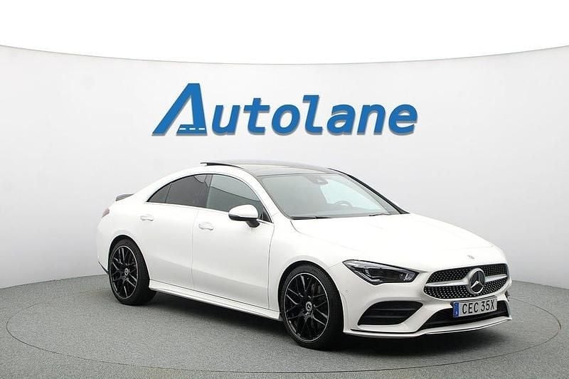Begagnad Mercedes CLA250 AMG 224 HK (164 kW) 2019 Vit Sedan