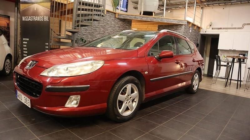Begagnad Peugeot 407 136 HK (100 kW) 2005 Röd Kombi